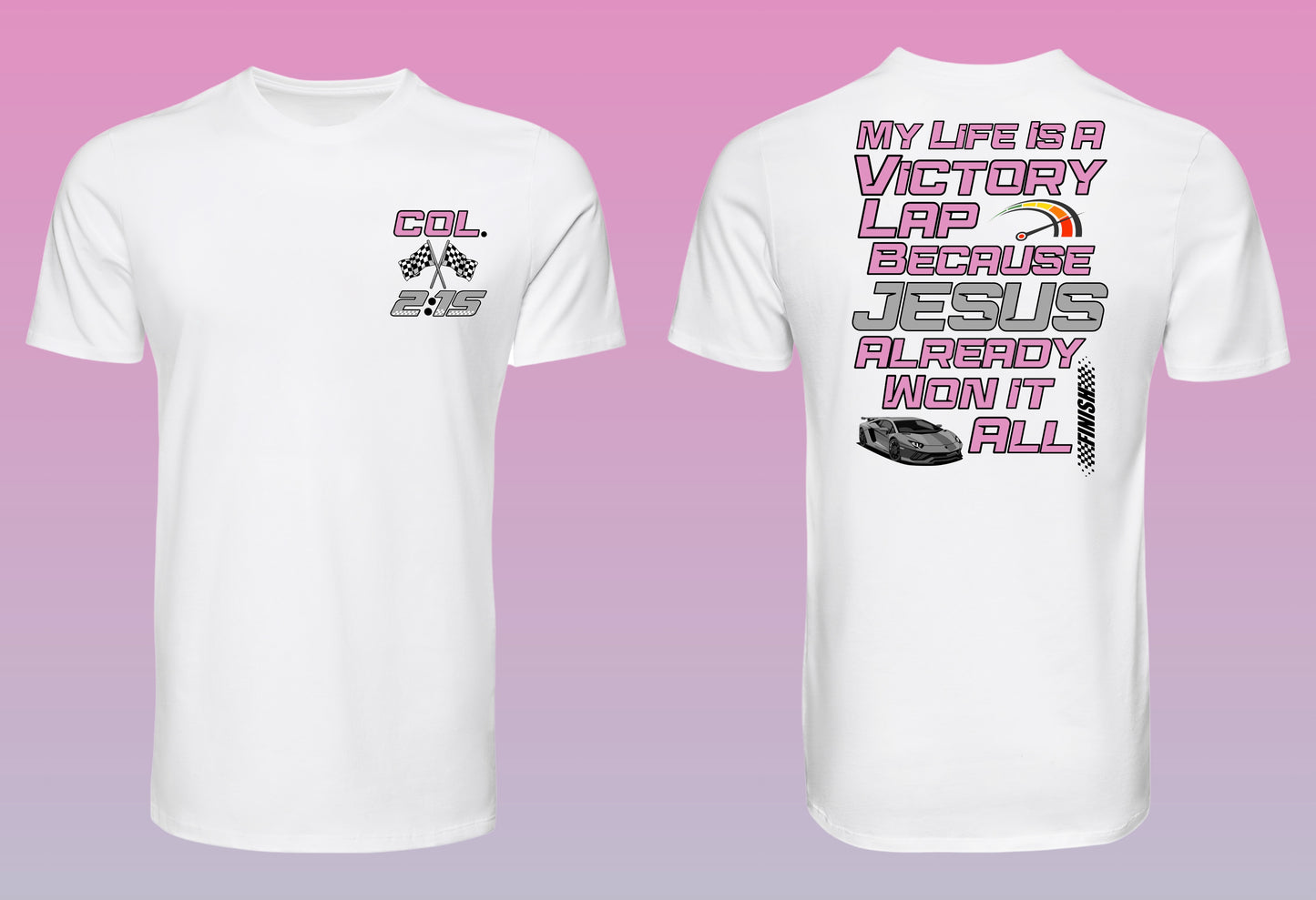 Victory Lap T-Shirt Pink