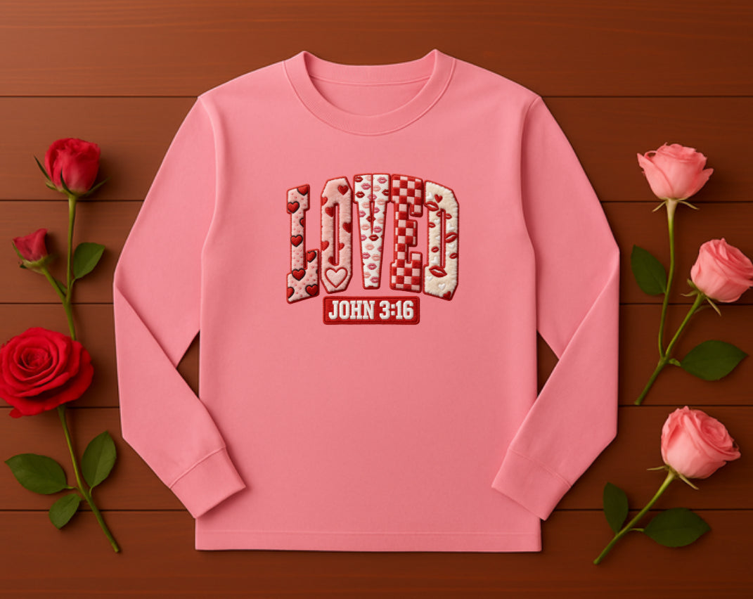 -LOVED JOHN 3:16 VALENTINE