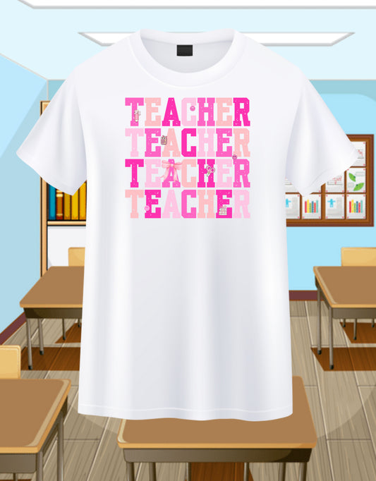 TEACHERx4 PINK