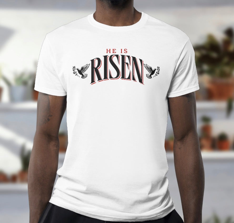 HE IS RISEN-GRAPHIC T SHIRT