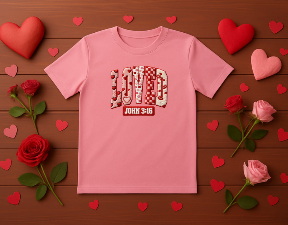-LOVED JOHN 3:16 VALENTINE