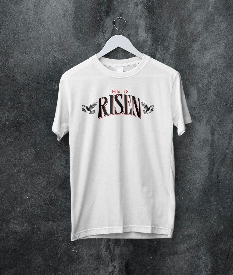 HE IS RISEN-GRAPHIC T SHIRT