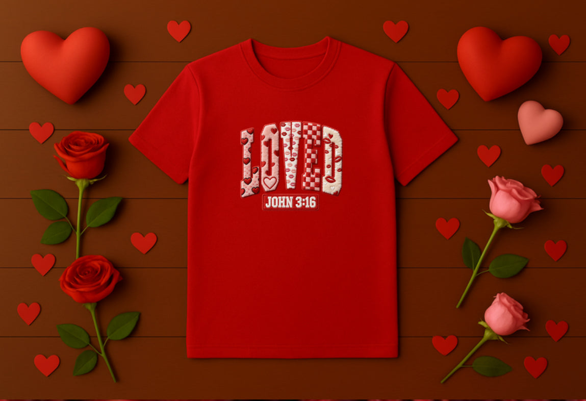 -LOVED JOHN 3:16 VALENTINE