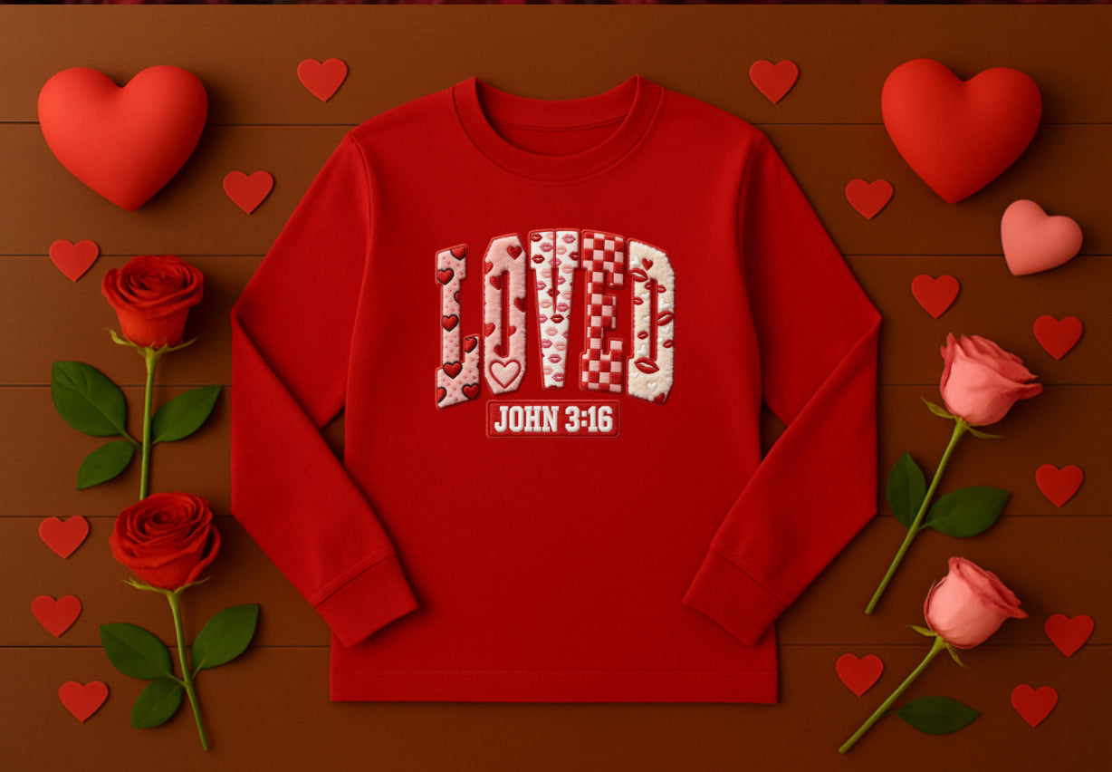 -LOVED JOHN 3:16 VALENTINE