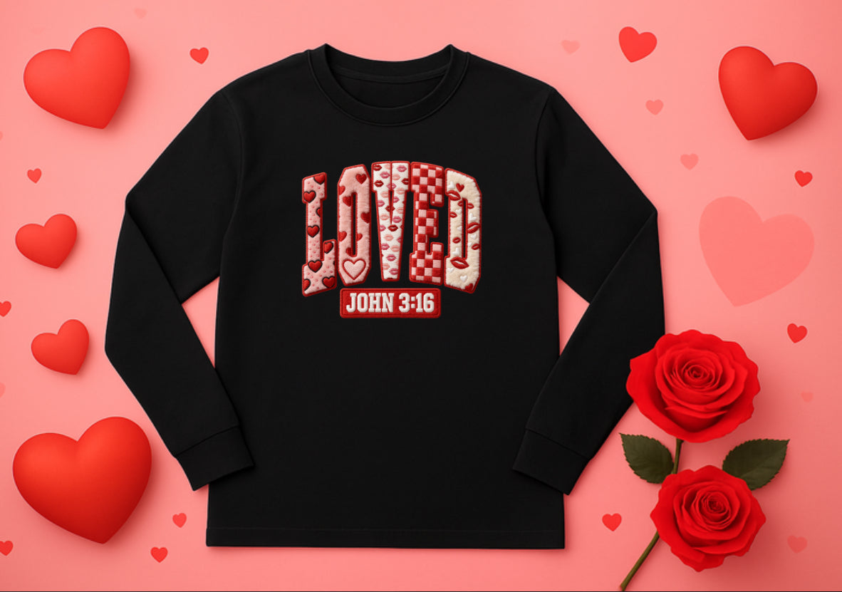 -LOVED JOHN 3:16 VALENTINE