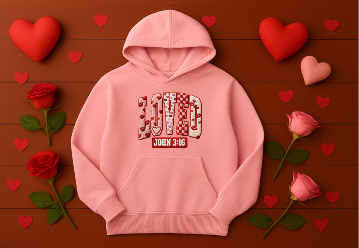 -LOVED JOHN 3:16 VALENTINE