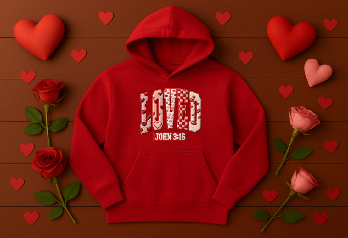 -LOVED JOHN 3:16 VALENTINE