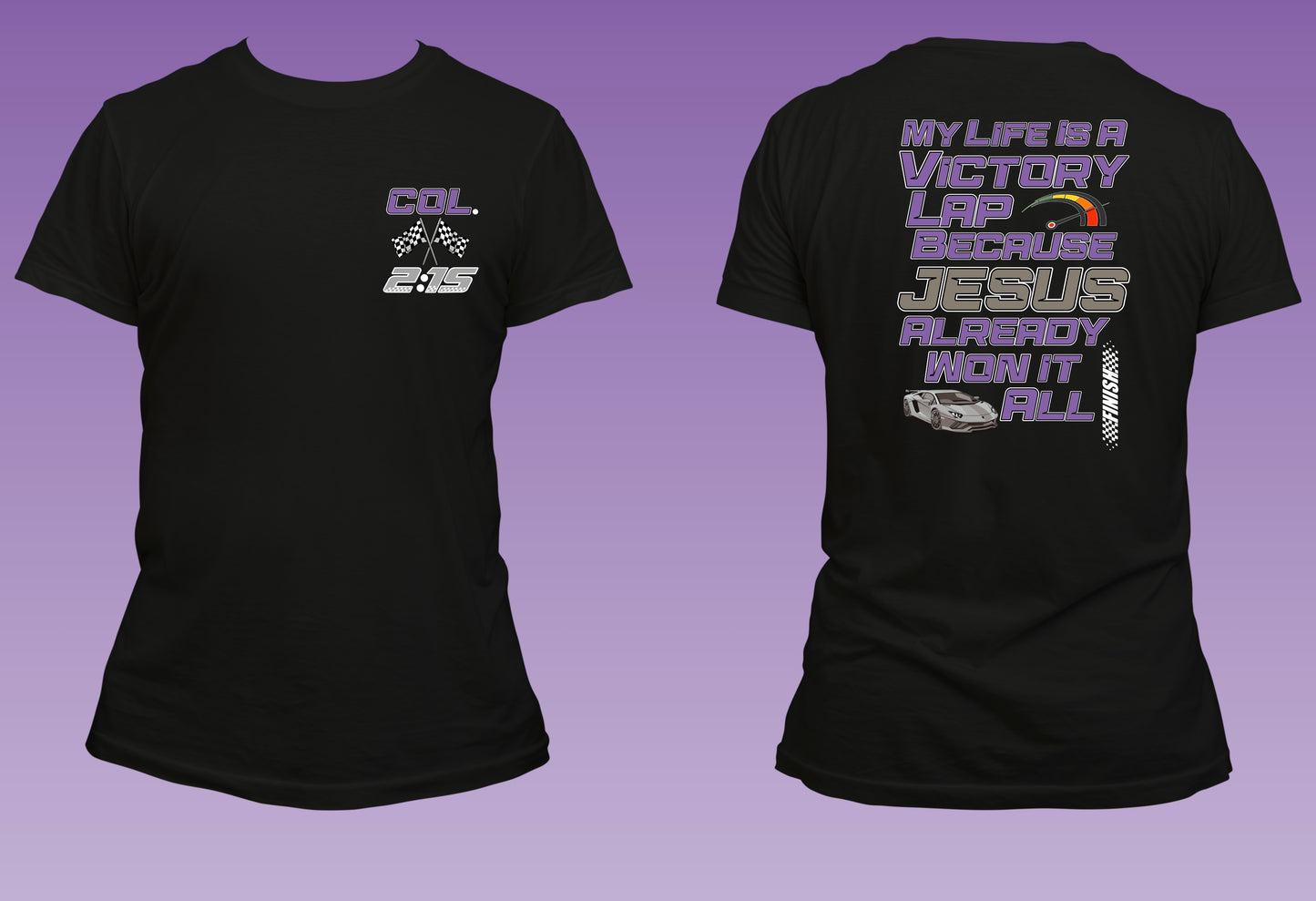 Victory Lap T-Shirt Purple