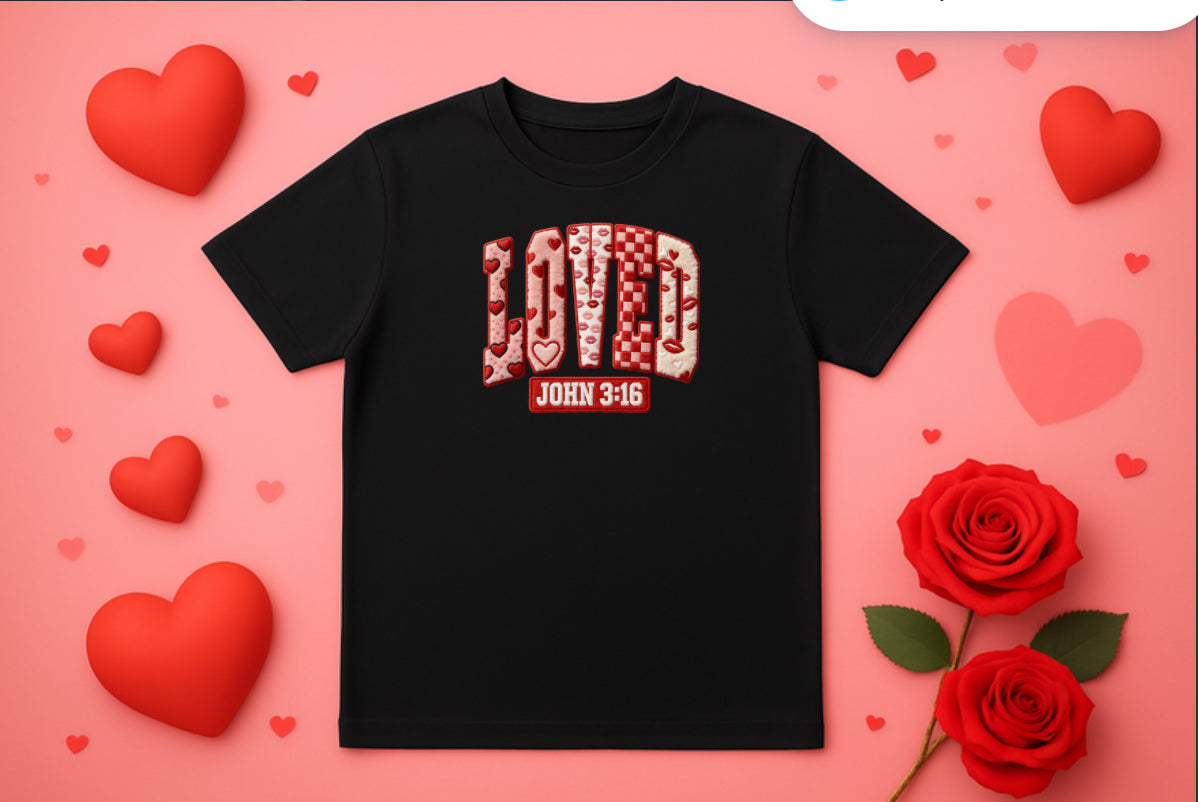 -LOVED JOHN 3:16 VALENTINE