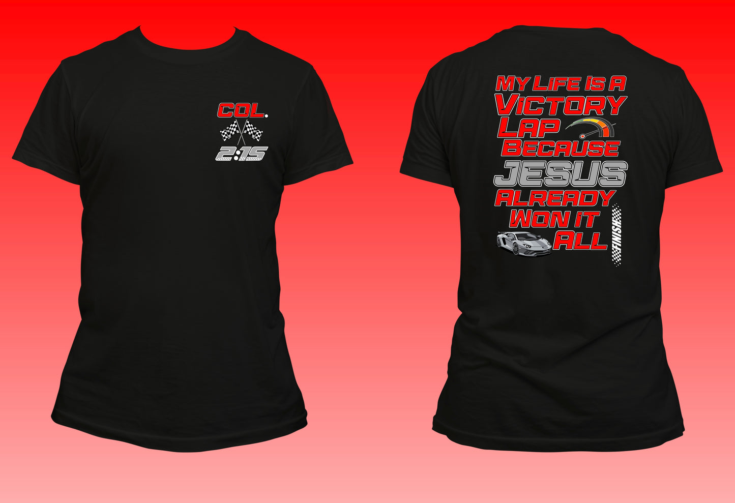 Victory Lap T-Shirt Red