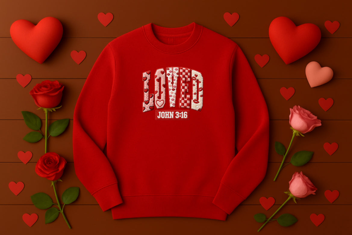 -LOVED JOHN 3:16 VALENTINE