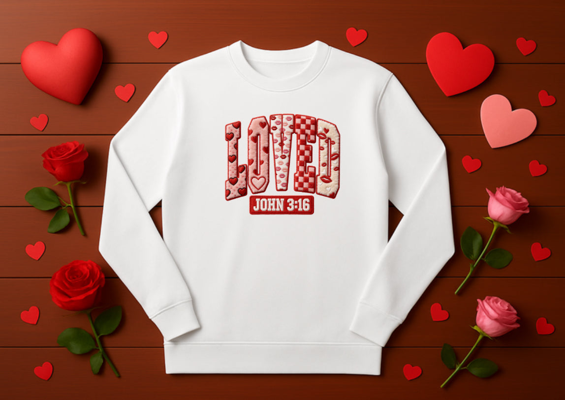 -LOVED JOHN 3:16 VALENTINE