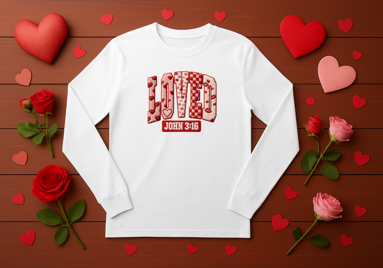 -LOVED JOHN 3:16 VALENTINE