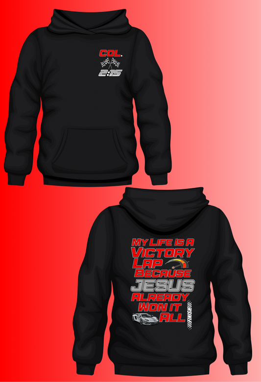 Victory Lap Hoodie Red