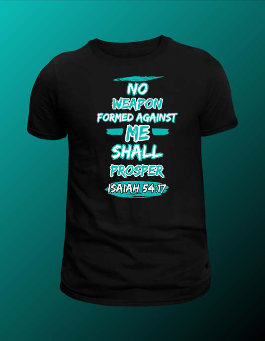 Isaiah 54:17 T-Shirt Teal